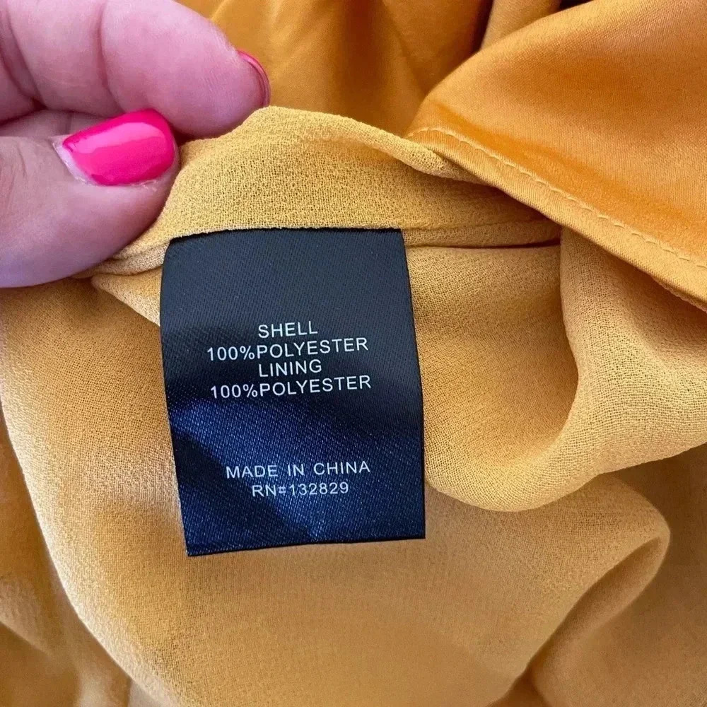 Camila Coelho Stella mini dress in gold - Picture 14 of 14
